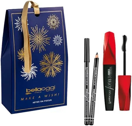 BELLAOGGI Mascara Focus Lashes Volume + Matita Occhi Eye Kajal Set
