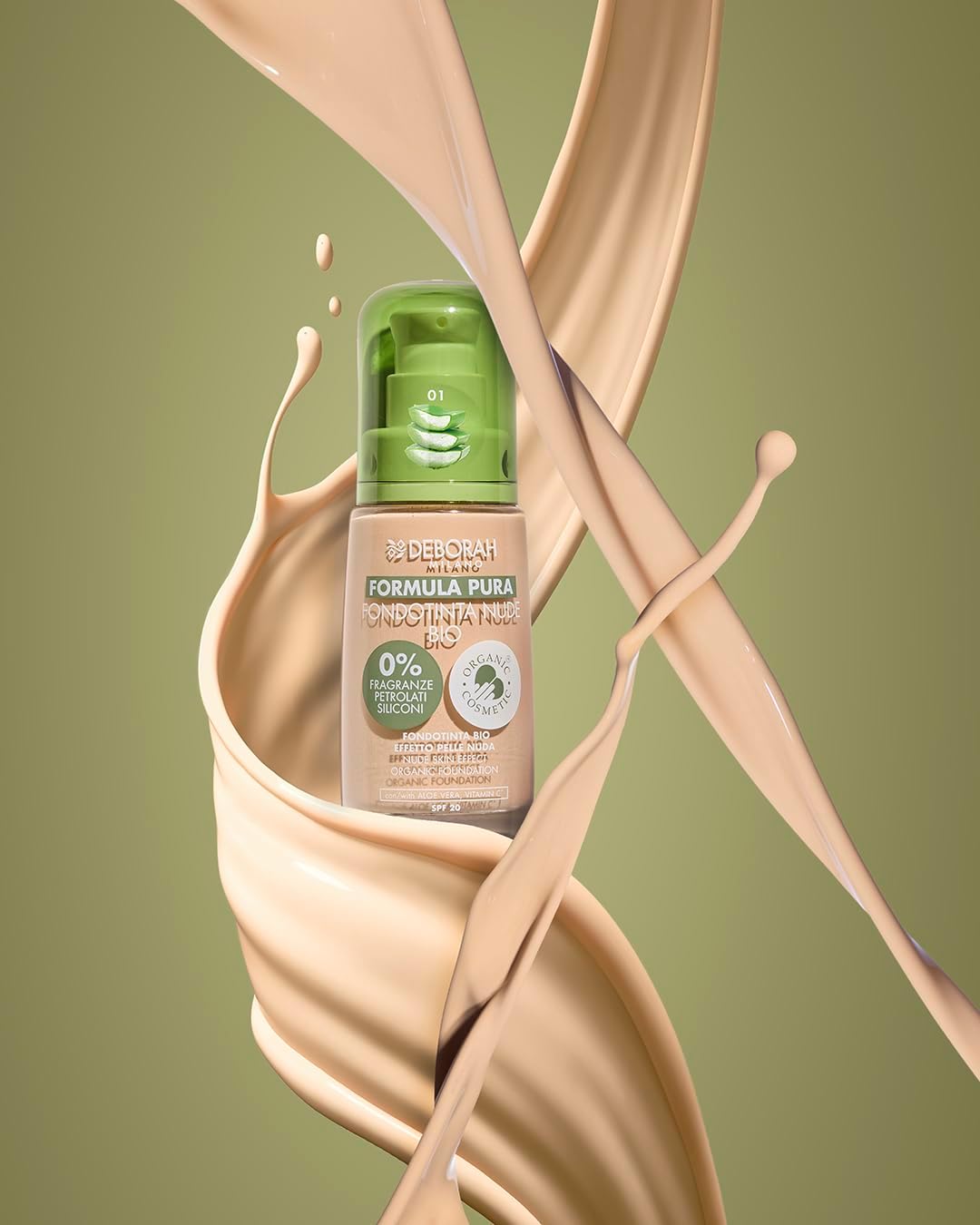 DEBORAH FONDOTINTA NUDE FORMULA PURA NUMERO 03